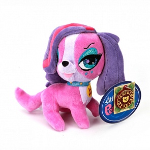 Мягкая игрушка Собачка из мультфильма «Littlest Pet Shop», 17 см., озвученная с русским чипом (Мульти Пульти, V27624/17sim)